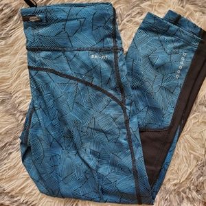 Blue Nike Running Capris